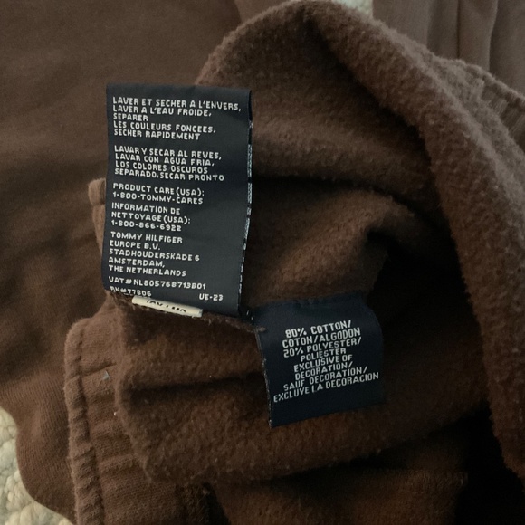 TOMMY HILFIGER brown sweatpants - women’s size MEDIUM - Picture 8 of 8